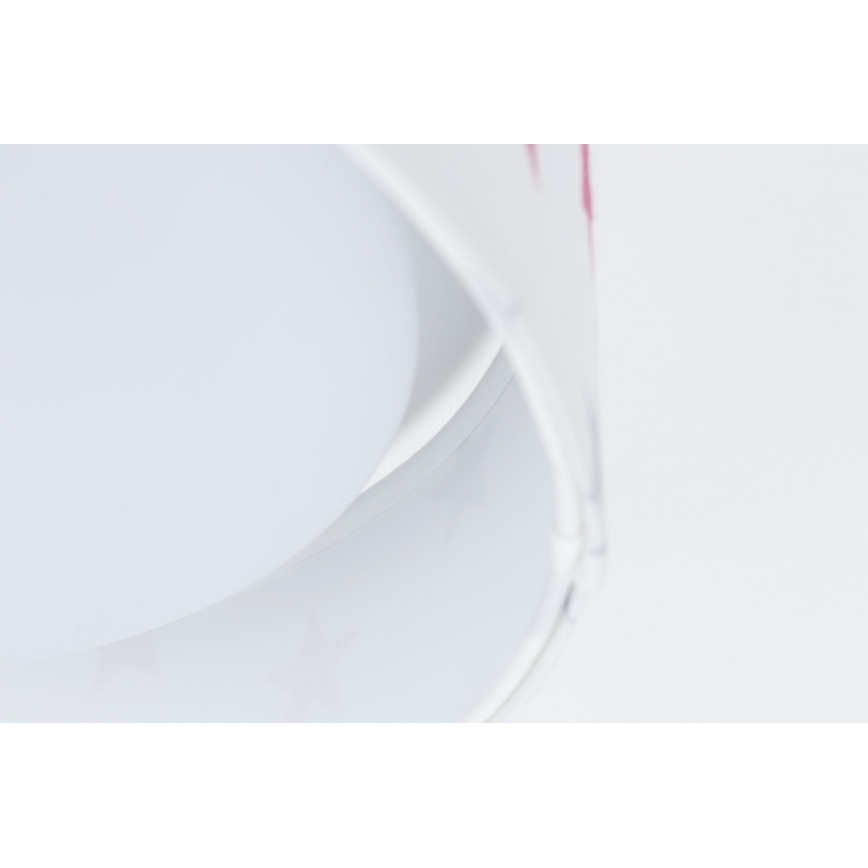 LED-himmennettävä kattovalaisin SMART GALAXY KIDS LED/24W/230V 3000-6500K tähdet valkoinen/vaaleanpunainen/harmaa + kaukosäädin