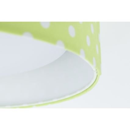 LED himmennettävä kattovalaisin SMART GALAXY KIDS LED/24W/230V 3000-6500K pisteet vihreä/valkoinen + kaukosäädin