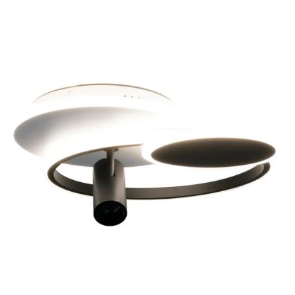 Himmennettävä LED-kattovalaisin LED/65W/230V 3000-6500K valkoinen/musta + kauko-ohjaus