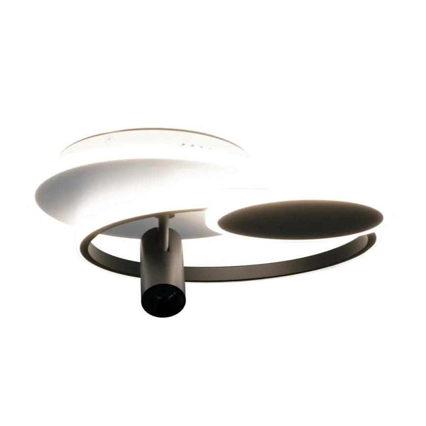 Himmennettävä LED-kattovalaisin LED/65W/230V 3000-6500K valkoinen/musta + kauko-ohjaus