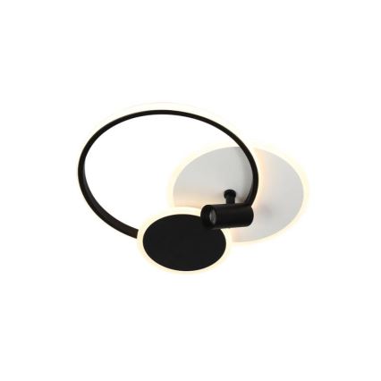 Himmennettävä LED-kattovalaisin LED/65W/230V 3000-6500K valkoinen/musta + kauko-ohjaus
