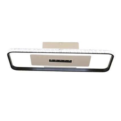 Himmennettävä LED-kattovalaisin LED/75W/230V 3000-6500K valkoinen/musta + kauko-ohjaus