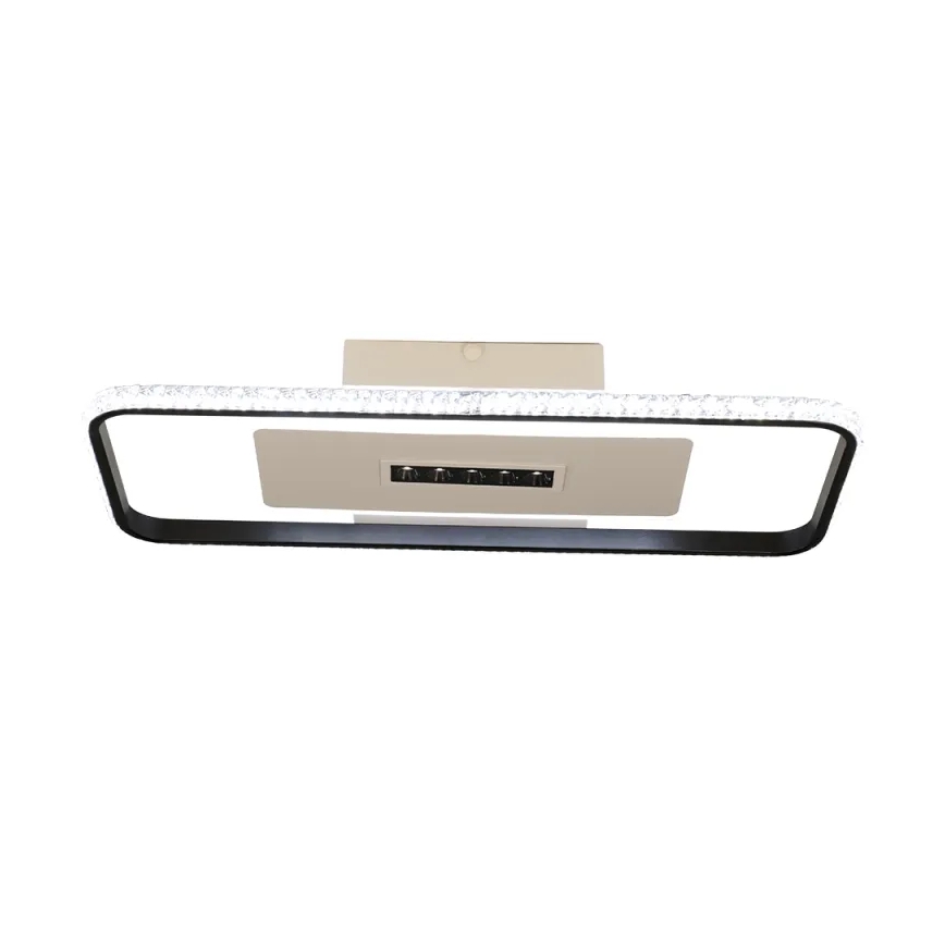 Himmennettävä LED-kattovalaisin LED/75W/230V 3000-6500K valkoinen/musta + kauko-ohjaus