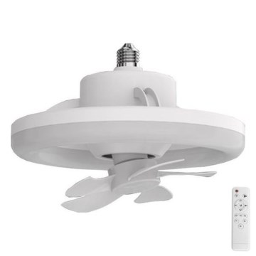LED Himmennettävä valo tuulettimella LED/30W/230V 3000-6500K valkoinen + kauko-ohjaus