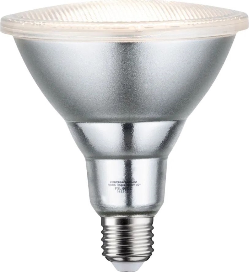 LED himmennettävä valonheitin polttimo PAR38 E27/13,8W/230V 3000K - Paulmann 28826