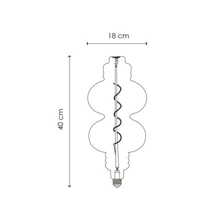 LED himmennettävä lamppu VINTAGE EDISON E27/4W/230V 2200K CRI 90