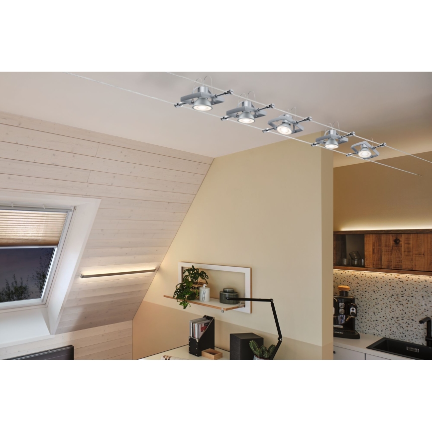 LED Himmennys valonheitin polttimo GU5,3/6,5W/12V 2700K - Paulmann 28759