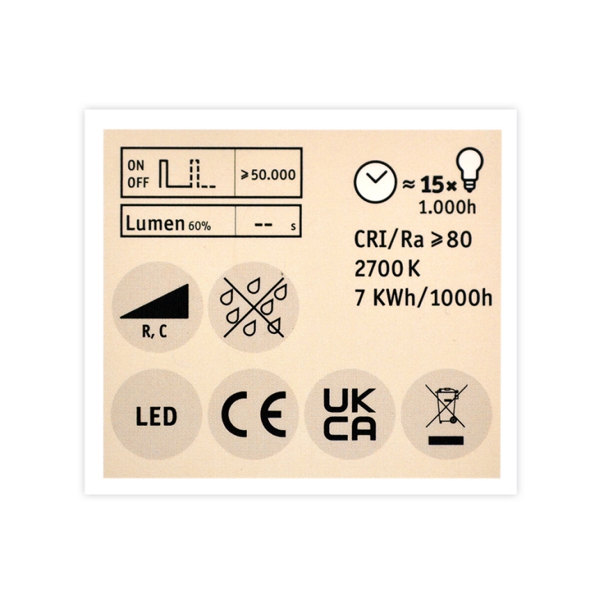 LED Himmennys valonheitin polttimo GU5,3/6,5W/12V 2700K - Paulmann 28759