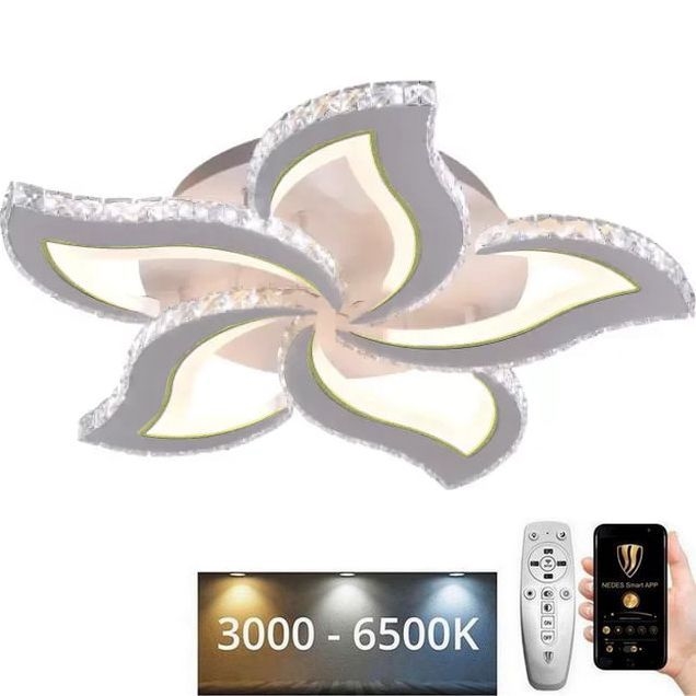 LED-himmennyskattokruunu LED/100W/230V 3000-6500K + kauko-ohjaus