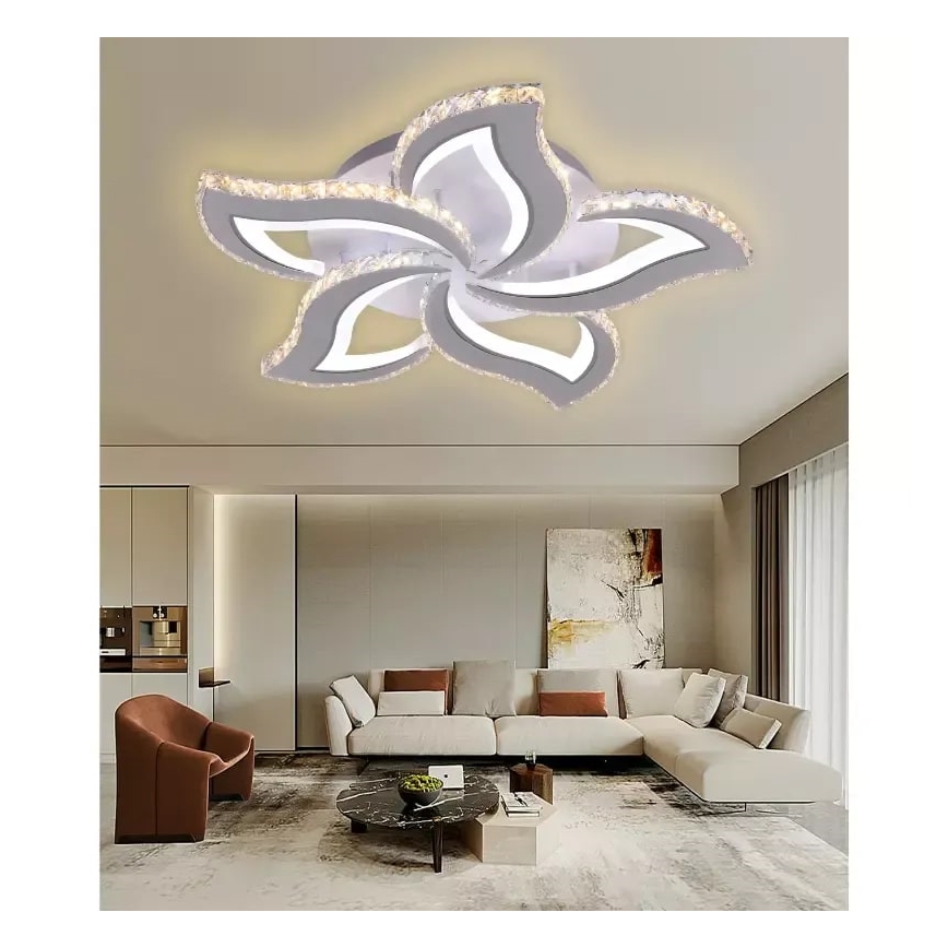 LED-himmennyskattokruunu LED/100W/230V 3000-6500K + kauko-ohjaus