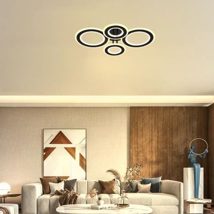 LED-himmennyskattokruunu LED/100W/230V 3000-6500K + kauko-ohjaus