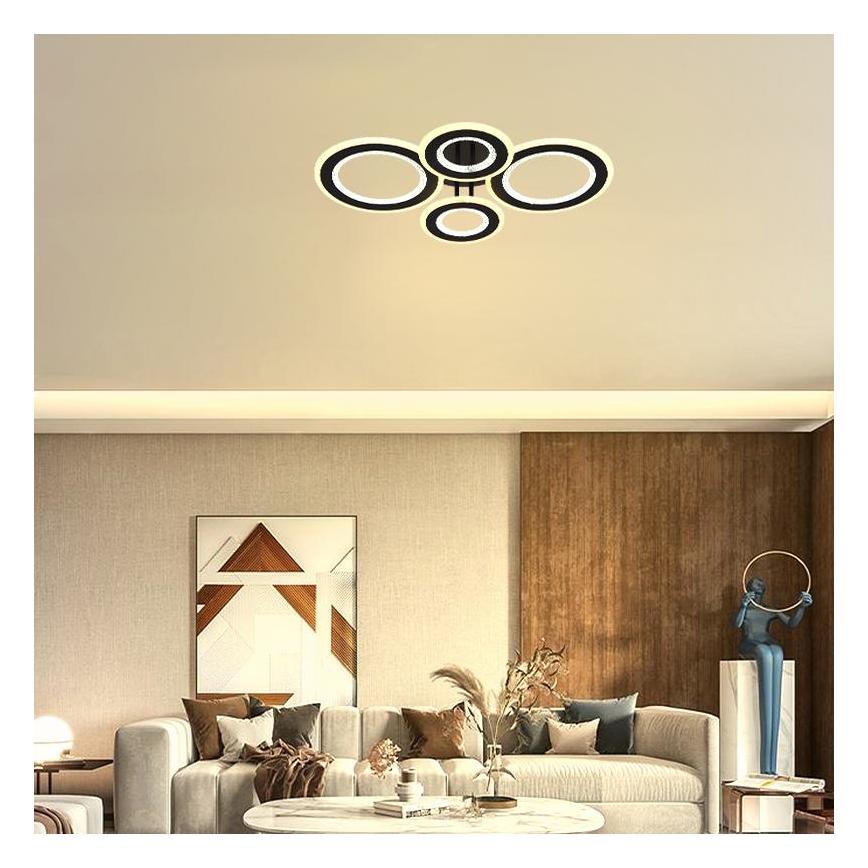 LED-himmennyskattokruunu LED/100W/230V 3000-6500K + kauko-ohjaus