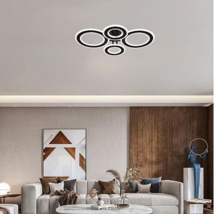 LED-himmennyskattokruunu LED/100W/230V 3000-6500K + kauko-ohjaus