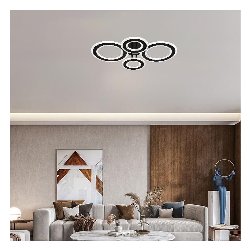 LED-himmennyskattokruunu LED/100W/230V 3000-6500K + kauko-ohjaus