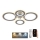 LED-himmennyskattokruunu LED/100W/230V 3000-6500K + kauko-ohjaus