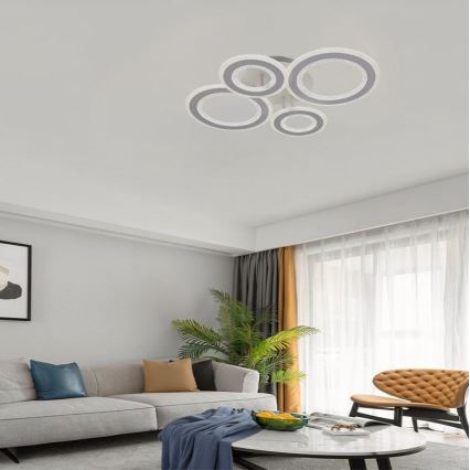 LED-himmennyskattokruunu LED/100W/230V 3000-6500K + kauko-ohjaus