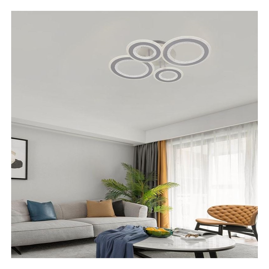 LED-himmennyskattokruunu LED/100W/230V 3000-6500K + kauko-ohjaus