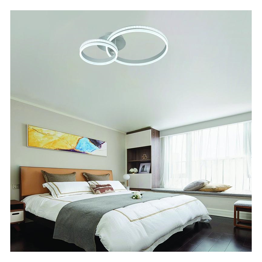 LED-himmennyskattokruunu LED/110W/230V 3000-6500K + kauko-ohjaus