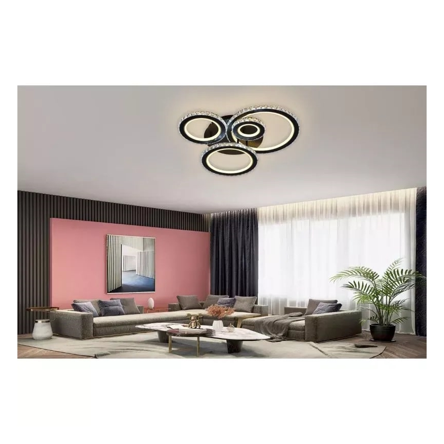 LED-himmennyskattokruunu LED/120W/230V 3000-6500K + kauko-ohjaus