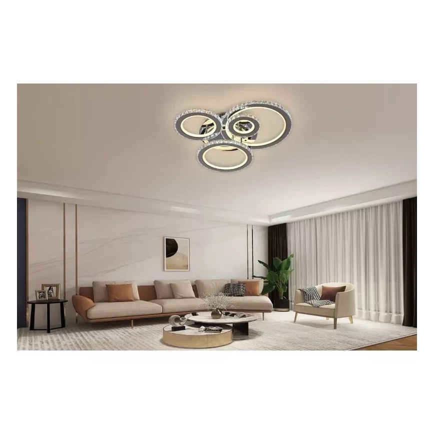 LED-himmennyskattokruunu LED/120W/230V 3000-6500K + kauko-ohjaus