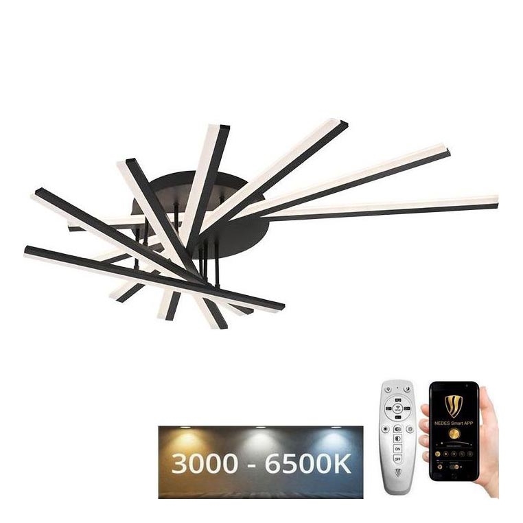 LED-himmennyskattokruunu LED/120W/230V 3000-6500K + kauko-ohjaus