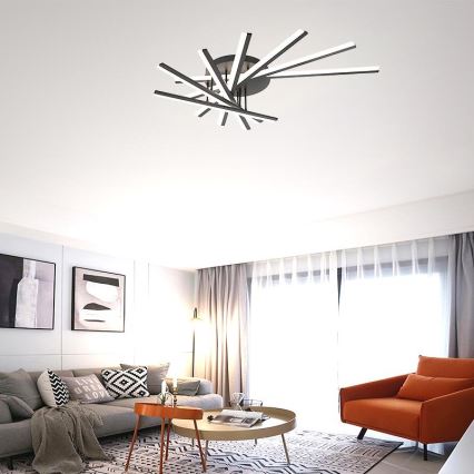LED-himmennyskattokruunu LED/120W/230V 3000-6500K + kauko-ohjaus