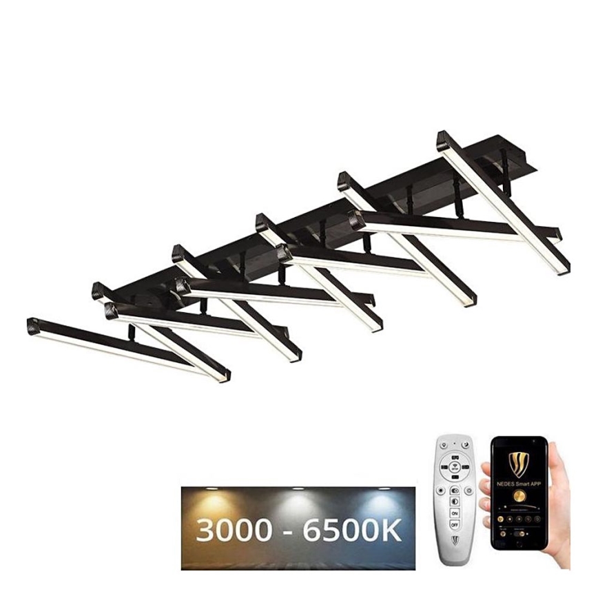 LED-himmennyskattokruunu LED/125W/230V 3000-6500K + kauko-ohjaus