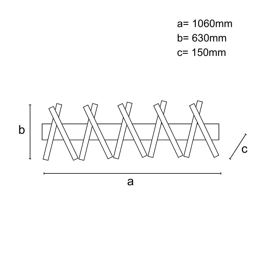 LED-himmennyskattokruunu LED/125W/230V 3000-6500K + kauko-ohjaus