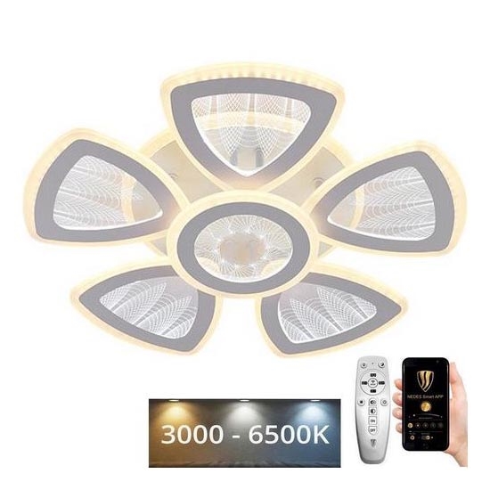 LED-himmennyskattokruunu LED/145W/230V 3000-6500K + kauko-ohjaus