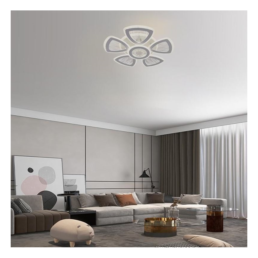 LED-himmennyskattokruunu LED/145W/230V 3000-6500K + kauko-ohjaus