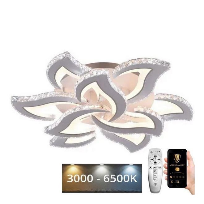 LED-himmennyskattokruunu LED/180W/230V 3000-6500K + kauko-ohjaus