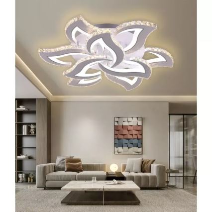 LED-himmennyskattokruunu LED/180W/230V 3000-6500K + kauko-ohjaus