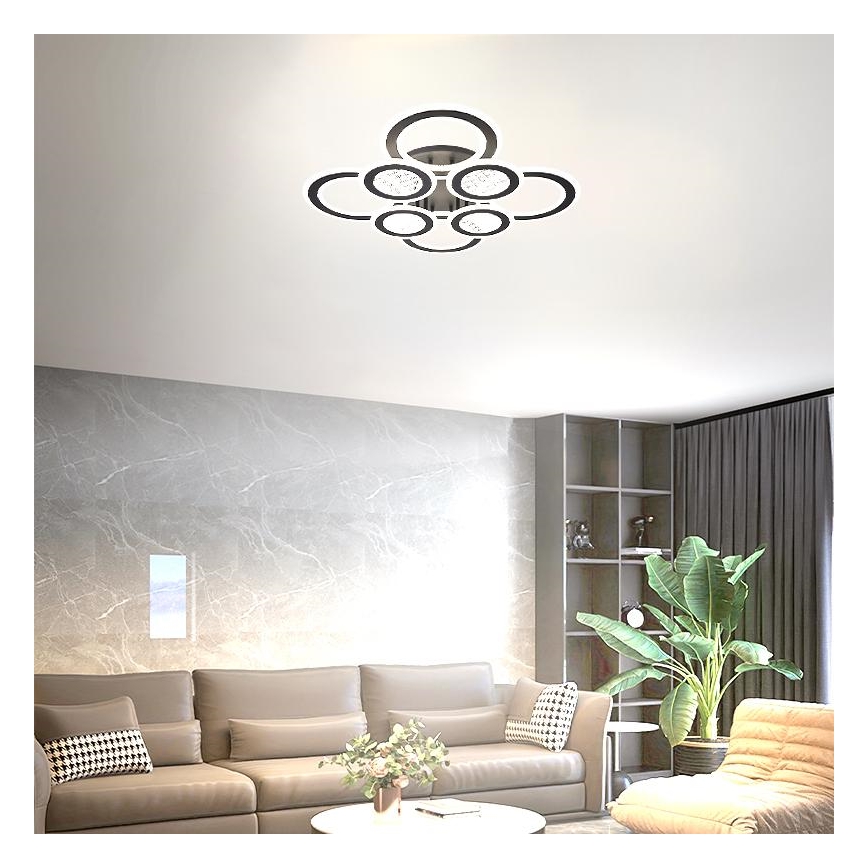 LED-himmennyskattokruunu LED/200W/230V 3000-6500K + kauko-ohjaus