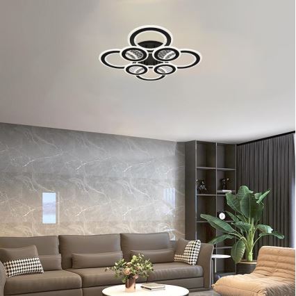 LED-himmennyskattokruunu LED/200W/230V 3000-6500K + kauko-ohjaus