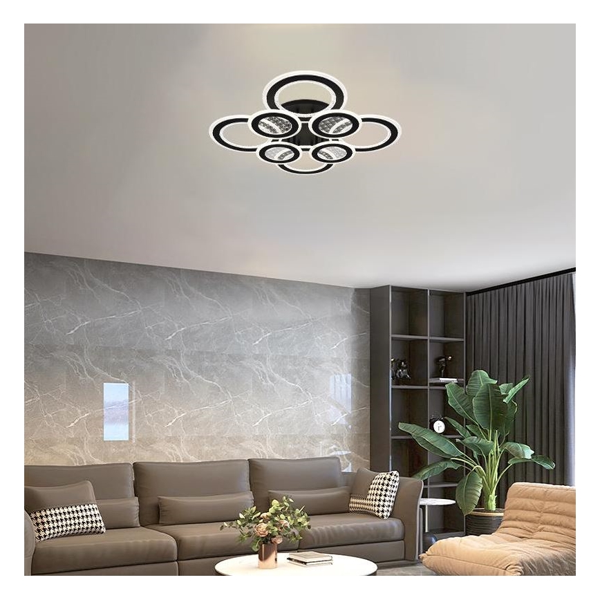 LED-himmennyskattokruunu LED/200W/230V 3000-6500K + kauko-ohjaus