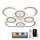 LED-himmennyskattokruunu LED/200W/230V 3000-6500K + kauko-ohjaus