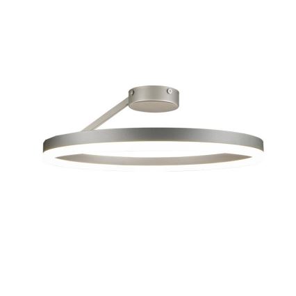 LED-himmennyskattokruunu LED/40W/230V 3000-6500K mattakromi + kauko-ohjaus