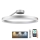 LED-himmennyskattokruunu LED/40W/230V 3000-6500K mattakromi + kauko-ohjaus
