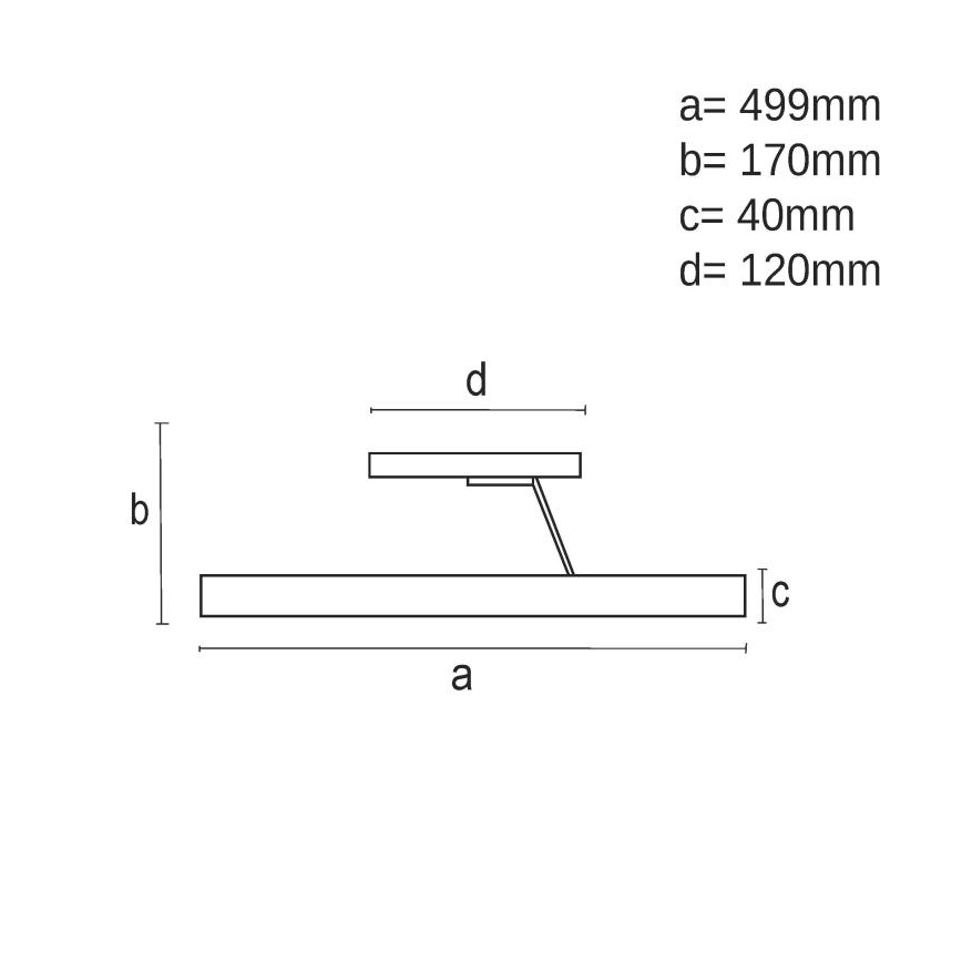 LED-himmennyskattokruunu LED/40W/230V 3000-6500K musta + kauko-ohjaus