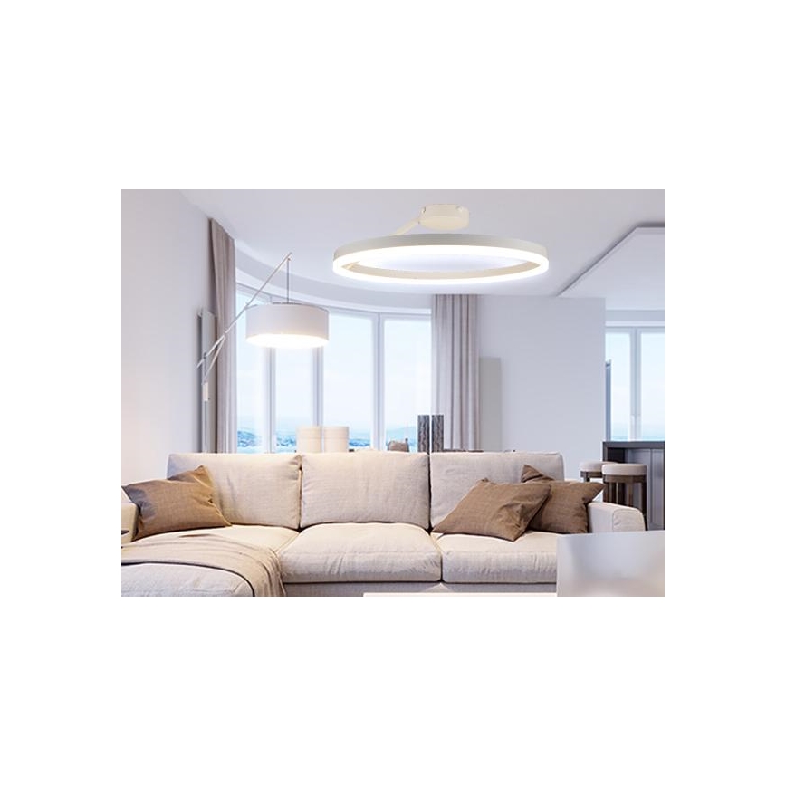 LED-himmennyskattokruunu LED/40W/230V 3000-6500K valkoinen + kauko-ohjaus