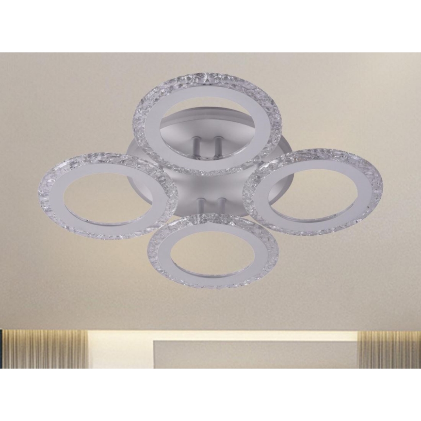 LED-himmennyskattokruunu LED/55W/230V 3000-6500K + kauko-ohjaus