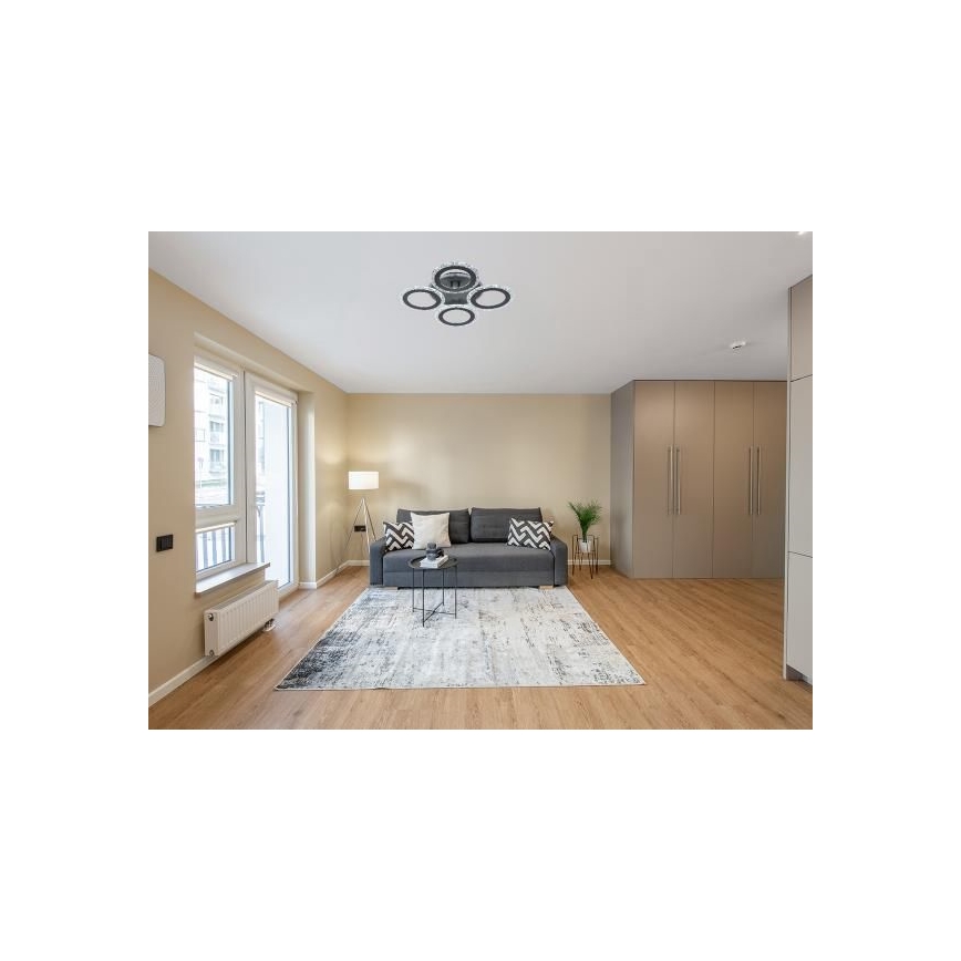 LED-himmennyskattokruunu LED/55W/230V 3000-6500K + kauko-ohjaus
