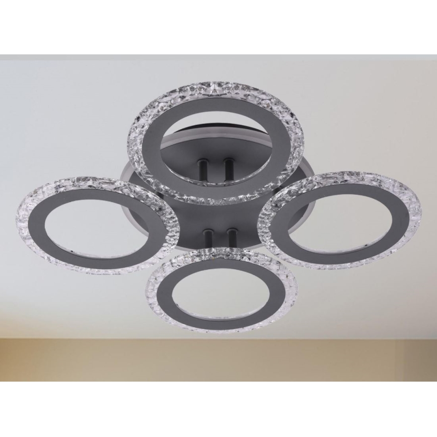 LED-himmennyskattokruunu LED/55W/230V 3000-6500K + kauko-ohjaus