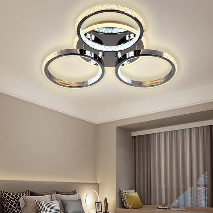 LED-himmennyskattokruunu LED/60W/230V 3000-6500K + kauko-ohjaus