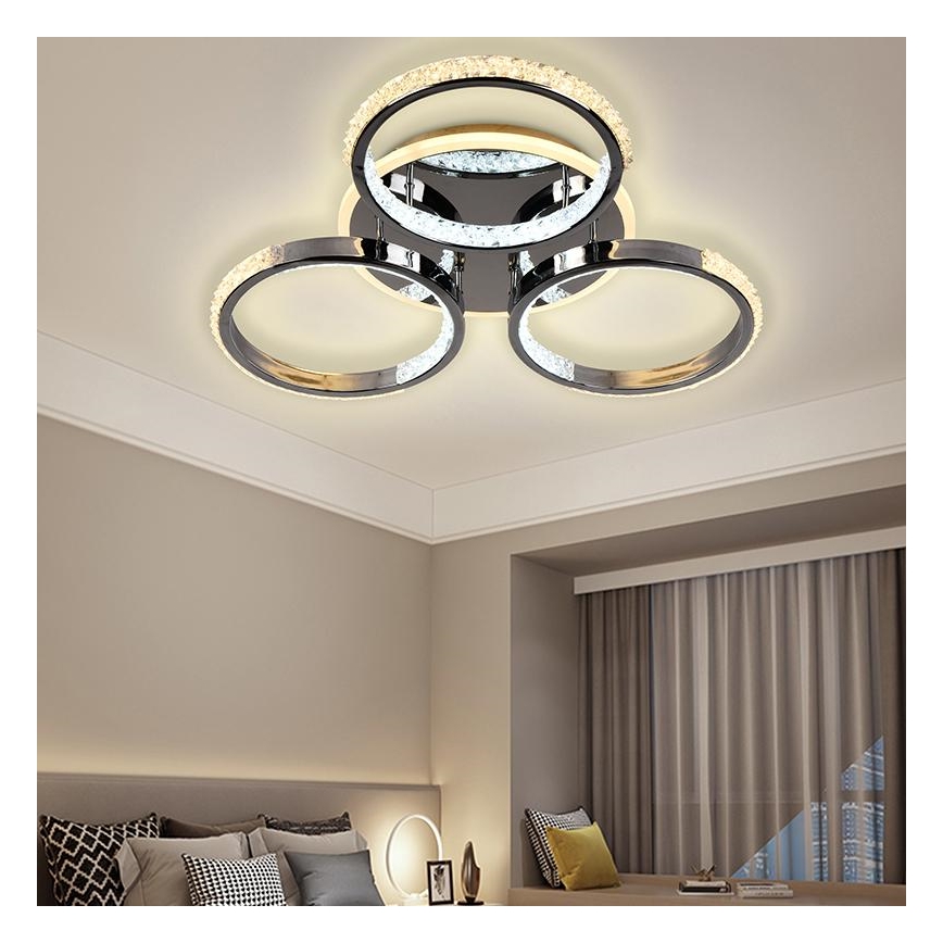 LED-himmennyskattokruunu LED/60W/230V 3000-6500K + kauko-ohjaus