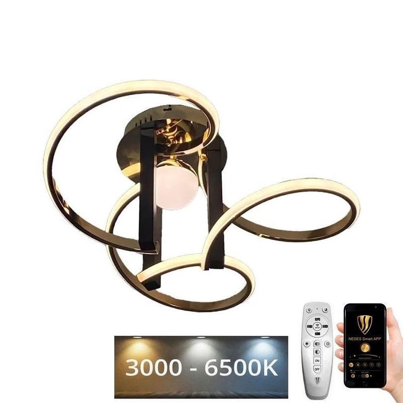 LED-himmennyskattokruunu LED/70W/230V 3000-6500K + kauko-ohjaus