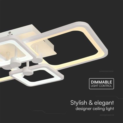 LED-himmennyskattokruunu LED/70W/230V 3000-6500K + kauko-ohjaus