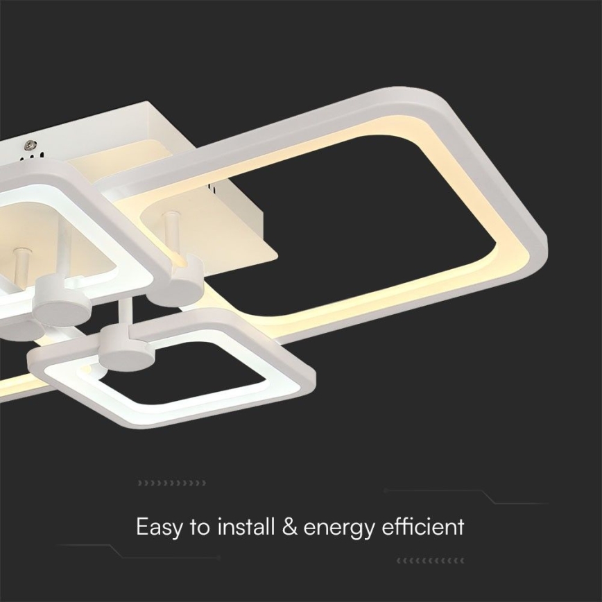 LED-himmennyskattokruunu LED/70W/230V 3000-6500K + kauko-ohjaus