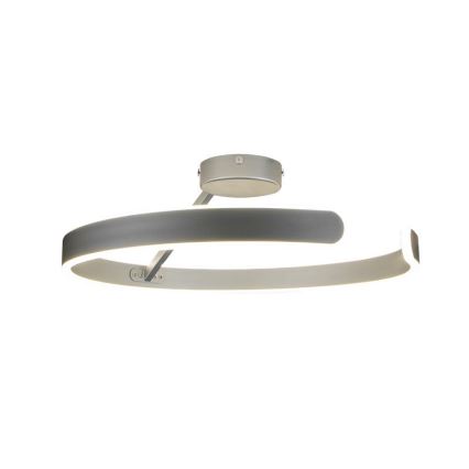 LED-himmennyskattokruunu LED/72W/230V 3000-6500K mattakromi + kauko-ohjaus