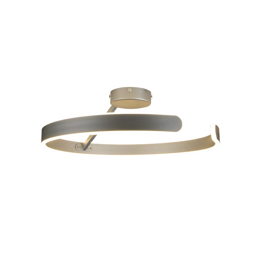 LED-himmennyskattokruunu LED/72W/230V 3000-6500K mattakromi + kauko-ohjaus